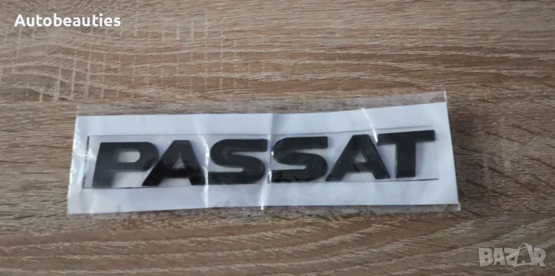 Черен надпис емблема Volkswagen Passat, снимка 1