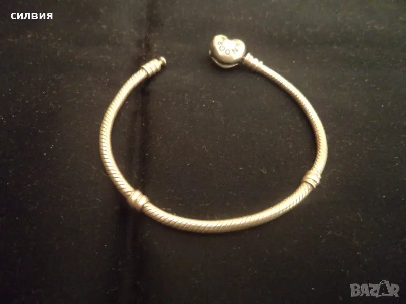 дамска сребърна гривна , снимка 1