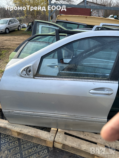 Предна лява врата сива Мерцедес W220 S class Mercedes , снимка 1