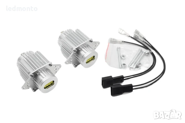 Ангелски очи BMW Halo пръстени 80W за BMW E90 и E91, снимка 2 - Части - 51335263