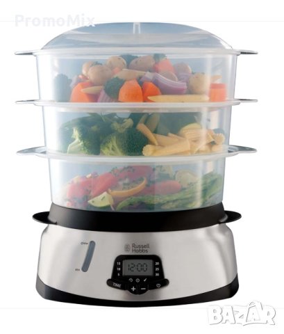 Уред за готвене на пара Russell Hobbs 23560-56 MaxiCook 1000W, снимка 6 - Уреди за готвене на пара - 42235511
