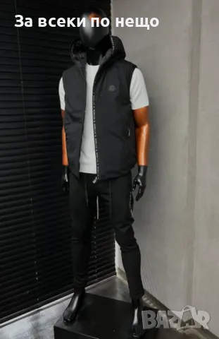Мъжки черен елек Moncler