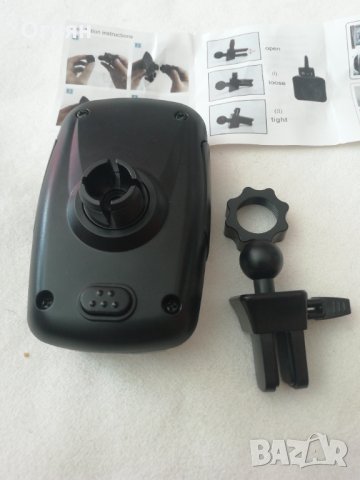 Стойка за телефон с щипка за монтаж в кола на вентилационен отрор , снимка 6 - Селфи стикове, аксесоари - 33820128