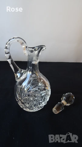 Винтидж  Ges Sechn BLEIKRISTALL Gepresst Оловен кристал от Германия. , снимка 13 - Сервизи - 51425265