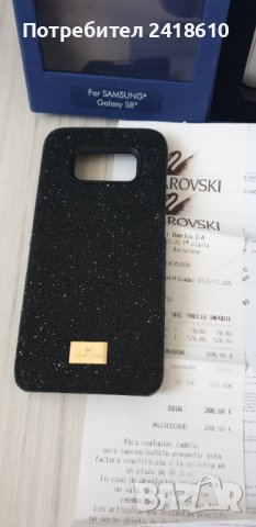 SWAROVSKI SAMSUNG Galaxy S8 Кейс Оригинал! НОВО! Касова Бележка!, снимка 1 - Калъфи, кейсове - 42471388