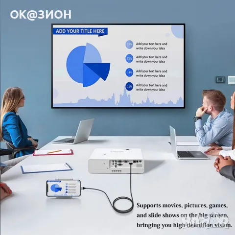 8K HDMI 2.1 Cable 2M, снимка 3 - Стойки, 3D очила, аксесоари - 48990278