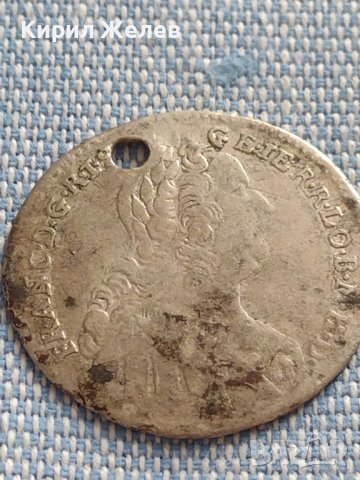 Сребърна монета 7 кройцера 1762г. Франц първи Кремниц Австрия 14911, снимка 3 - Нумизматика и бонистика - 42915298