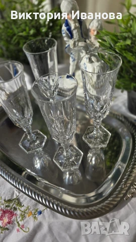 кристални чаши, снимка 3 - Други ценни предмети - 50602460