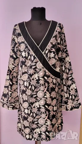 BLANCHE PORTE Флорална Блуза Кимоно 40 / M-L - 100% Памук