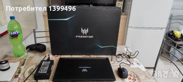 Лаптоп Acer Predator Triton 700 -7700HQ/GTX1080/32GB/1TB, снимка 9 - Лаптопи за дома - 47947486