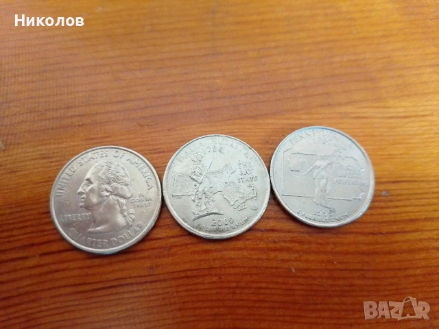 QUARTER DOLLAR "7бр к-т 5€"!+Доставка!, снимка 2 - Нумизматика и бонистика - 54124927