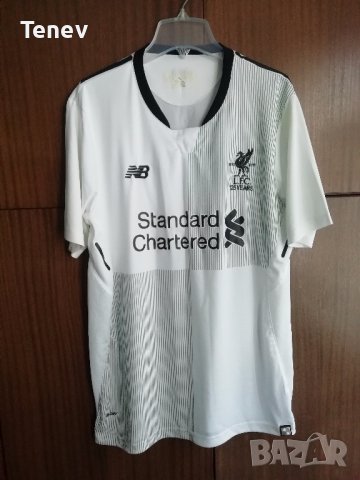Liverpool оригинална юбилейна рядка тениска фланелка Ливърпул размер L 2017/2018 Away 