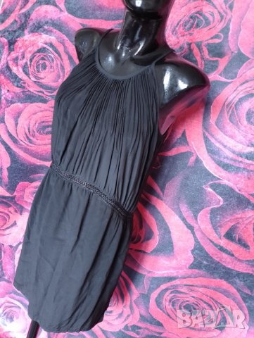 Capasca Черна елегантна туника Л , снимка 4 - Туники - 37552961