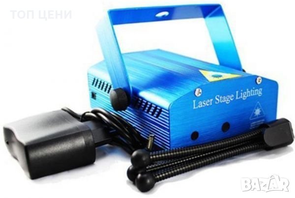 Мини дискотечен лазер с ефектни светлини на фигури и точки, снимка 2 - Друга електроника - 29146568