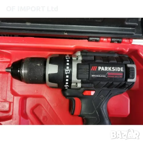 Акумулаторен Безчетков Винтоверт PARKSIDE 20V Li-Ion, снимка 3 - Винтоверти - 48277191