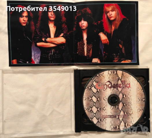 Неофициални cd / цд компакт дискове-нови-Cinderella-Heartbreak Station 2011 Deluxe Edition 2CD, снимка 4 - CD дискове - 54001425