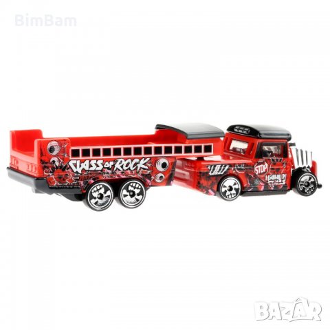 Камион Hot Wheels HAULIN'CLASS / Mattel, снимка 3 - Коли, камиони, мотори, писти - 38292600