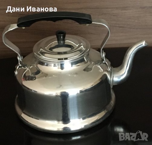 Нов голям чайник от полиран алучиний - 3,5 л., снимка 12 - Съдове за готвене - 44296894