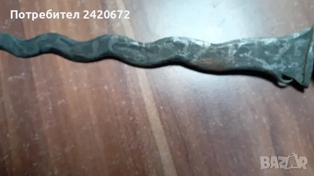 Индонезийска  кама  Крис, снимка 2 - Антикварни и старинни предмети - 48966446