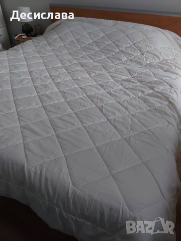 Завивка двойна за спалня размер 220 х 240 см