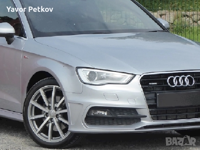 2015 AUDI A3 S-Line части от предната броня , снимка 2 - Части - 52065135