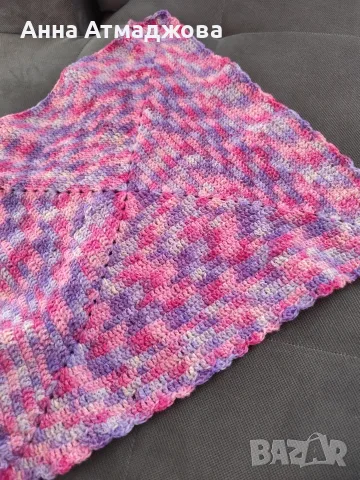 🧶 Бебешко одеалце по поръчка – ръчно изплетено с любов 💕
Изработвам нежни и красиви бебешки одеалц