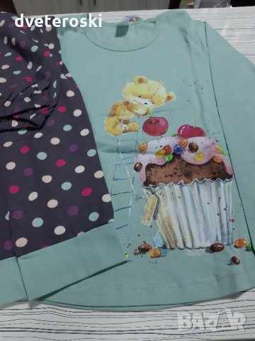 Детска пижама с дълъг ръкав за момиче ръст 140, снимка 4 - Детски пижами - 26437892