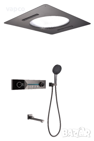 Дизайнерска душ система с таванен душ за вграждане Design D42, снимка 15 - Душове - 51488871