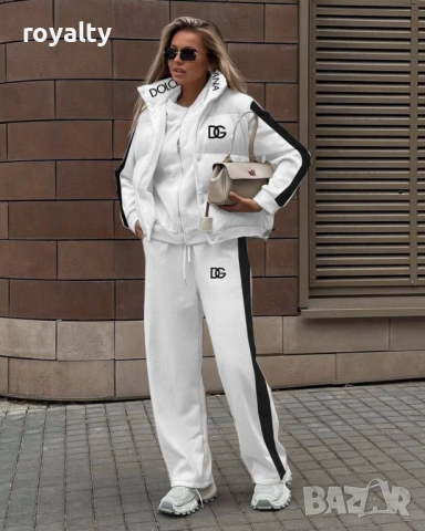 Dolce & Gabbana Бял Дамски Комплект Три Части 