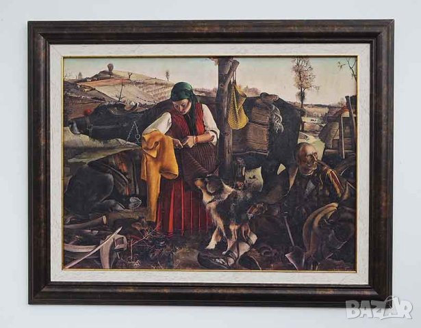 ”След оран”, Златю Бояджиев, картина , снимка 1