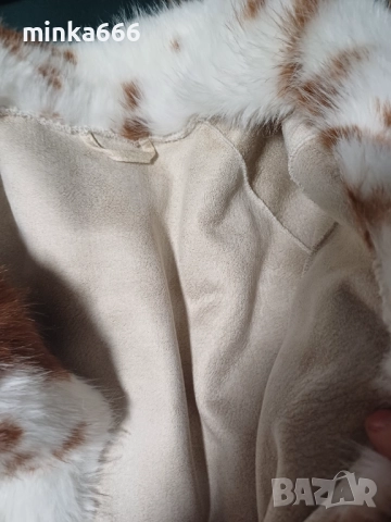 Естествен косъм дамско палто., снимка 5 - Палта, манта - 52257029