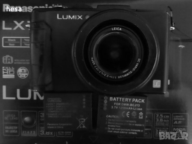 фотопарат Panasonic Lumix LX7 с дефектна оптика, снимка 10 - Фотоапарати - 31634117
