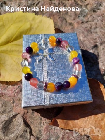 Продавам бижута с естествени камъни , снимка 17 - Гривни - 31536450