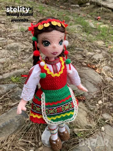 Кукла в народна носия Лазарка, снимка 6 - Колекции - 48419768