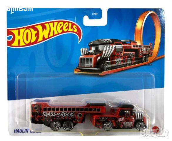 Камион Hot Wheels HAULIN'CLASS / Mattel, снимка 1 - Коли, камиони, мотори, писти - 38292600