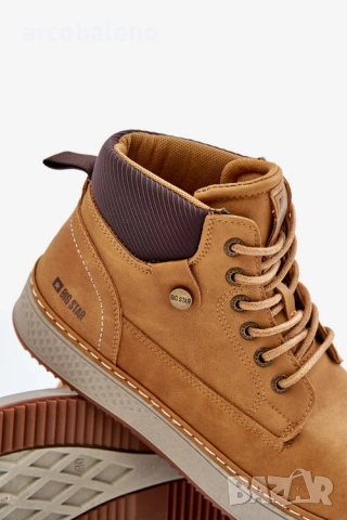 Мъжки боти с връзки Big Star, 2цвята , снимка 4 - Мъжки боти - 53066579