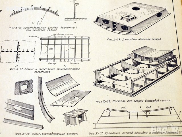 Технология изготовления сварных конструкций- Атлас чертежей. Москва-1962г., снимка 10 - Специализирана литература - 34385036