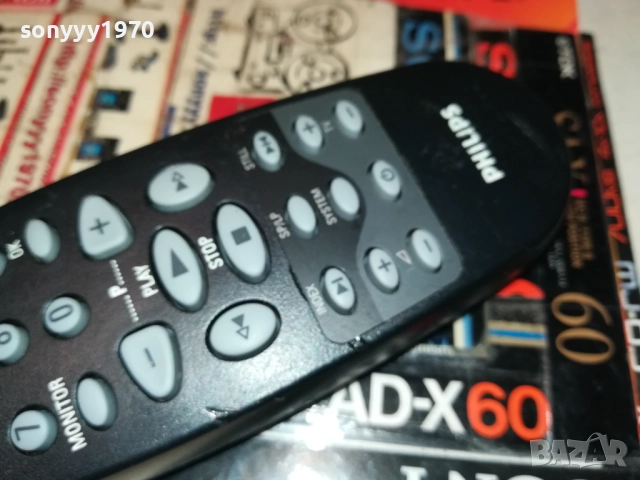 PHILIPS VHS VIDEO REMOTE CONTROL-ВНОС SWISS 2711251639, снимка 6 - Дистанционни - 52563833