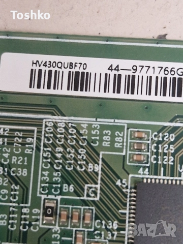 SAMSUNG UE43AU7092U SU2E_JDM BN96-43051E 3IN1_Kant_Su2e_TPV_43 PANEL TPT430WR-QUBF70.K, снимка 9 - Части и Платки - 47524785