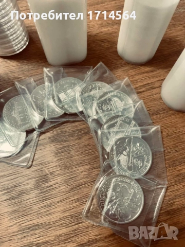 Сребърни монети 1 унция, снимка 2 - Нумизматика и бонистика - 52517066