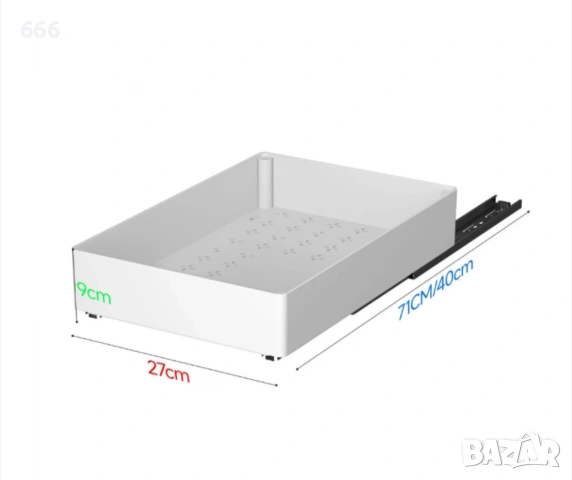 Комплект от 3 плъзгащи се чекмеджета с плавно затваряне, снимка 9 - Други стоки за дома - 54155232
