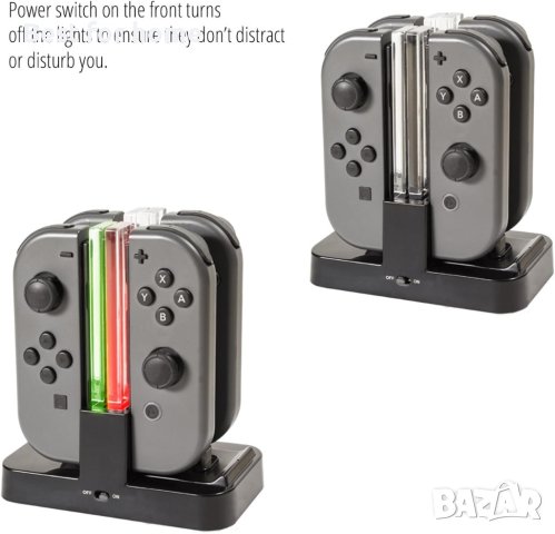 Най-добрата зарядна станция за Nintendo Switch и OLED, снимка 5 - Други игри и конзоли - 42418172