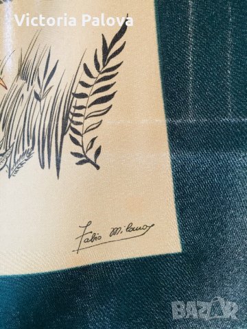 Дизайнерски шал 120см/120см, снимка 5 - Шалове - 29846815