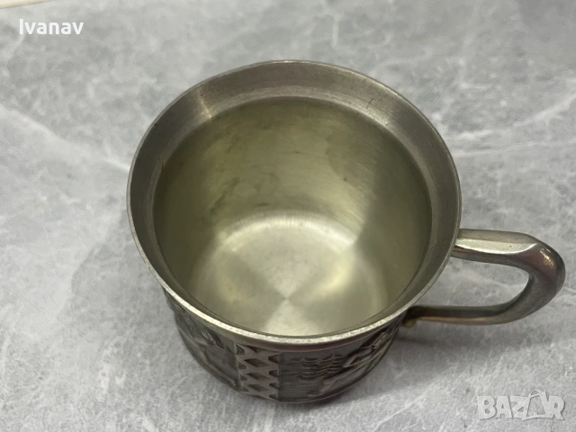 Винтидж калаена чаша ITB Norway Tinn, снимка 5 - Антикварни и старинни предмети - 54159005