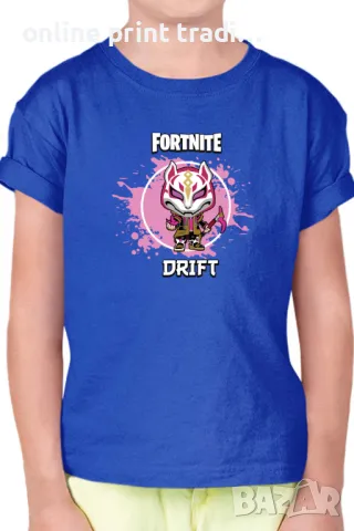 Детска тениска Фортнайт Fortnite Drift, снимка 6 - Детски тениски и потници - 48523146