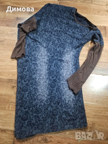  туника в син - кафяв цвят, снимка 2 - Туники - 53090466
