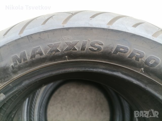 110/90-13 Maxxis PRO, снимка 3 - Гуми и джанти - 44477912