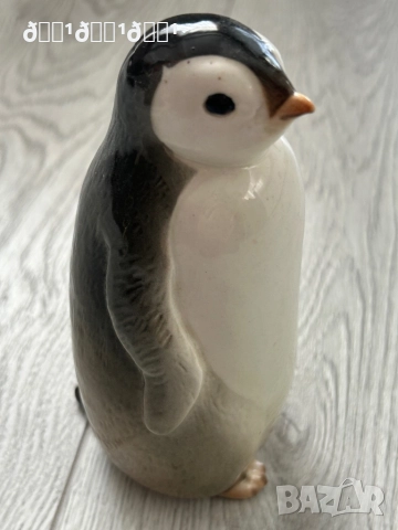 Старинен съветски порцеланов пингвин ЛФЗ , снимка 4 - Антикварни и старинни предмети - 52837190