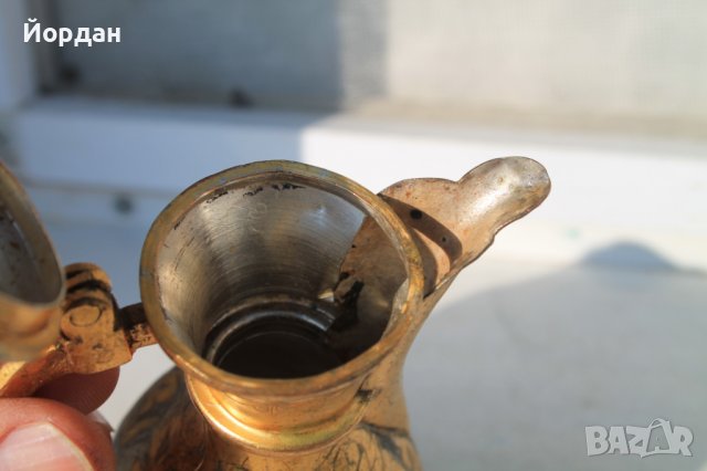 Кана за вода с шивачна позлата 19-ти век, снимка 12 - Антикварни и старинни предмети - 39920834