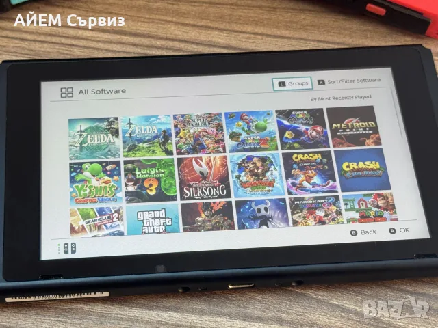 Nintendo Switch с поставен чип и 256GB, снимка 3 - Nintendo конзоли - 55801598